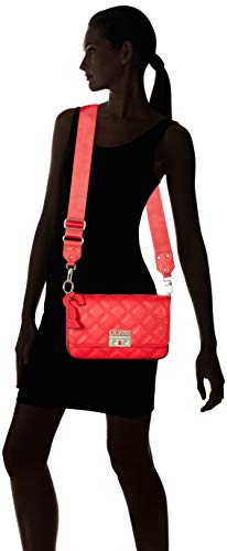 Guess Status, bolso bandolera para Mujer, Rojo (Lipstick/Lip), 28x18x7 centimeters (W x H x L)