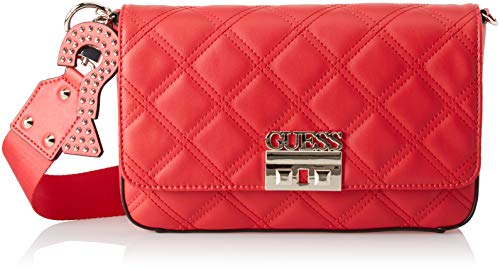 Guess Status, bolso bandolera para Mujer, Rojo (Lipstick/Lip), 28x18x7 centimeters (W x H x L)