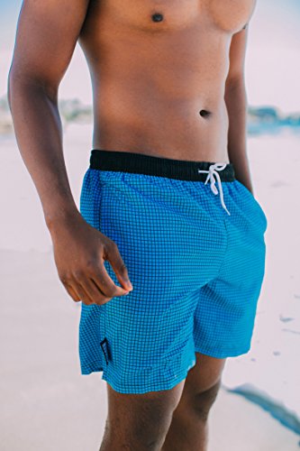 GUGGEN Banador de Natacion para Hombre Traje de Bano Color Azul XXXL