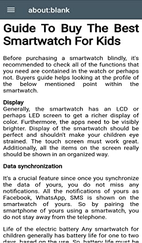Guide To Buy The Best Smartwatch For Kids
