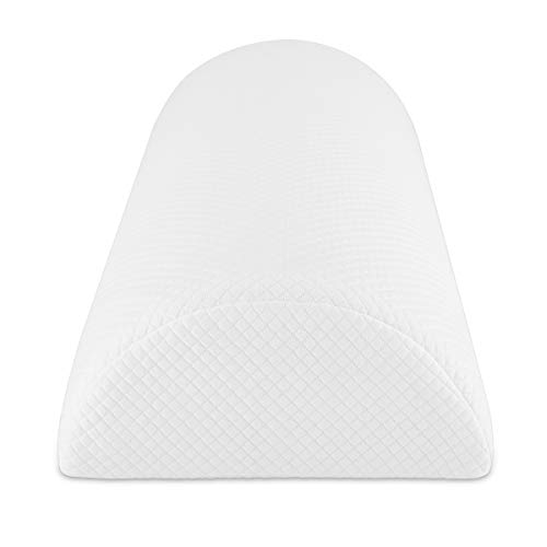Guiffly Almohada de Media Luna, Almohadilla de Espuma de Memoria Semi-Roll para Dormir, Almohada ortopédica de Apoyo para la Rodilla para el Cuello, Entre Las piernas y la Espalda Baja