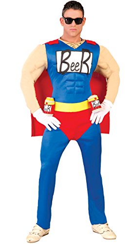 Guirca-80743 Disfraz adulto beerman, Color blu,rosso e giallo, Talla 52-54 (80743.0)