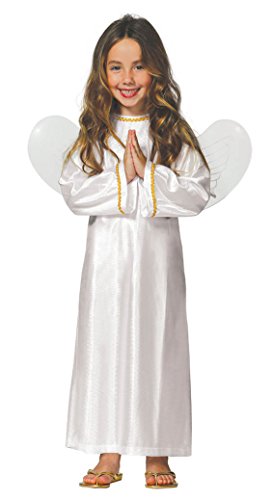 Guirca- Disfraz infantil de Ángel, Color blanco, 3-4 años (42607.0)