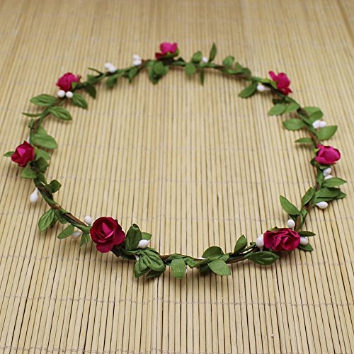 Guirnalda de hojas de vid de raso con cinta de raso, 50 metros de hojas artificiales para decoración de Navidad