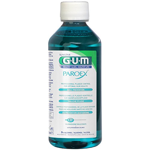 GUM Paroex Enjuague bucal 0.06% CHX 500ml, Envase de 6 (6x 500ml)