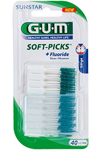GUM SOFT-PICKS Cepillos interdentales grande 2 x 40 piezas
