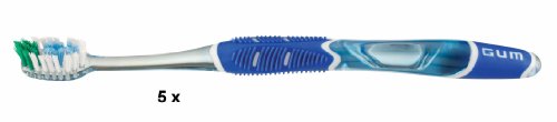 GUM Technique+ Cepillos de dientes 493 medio 5 piezas
