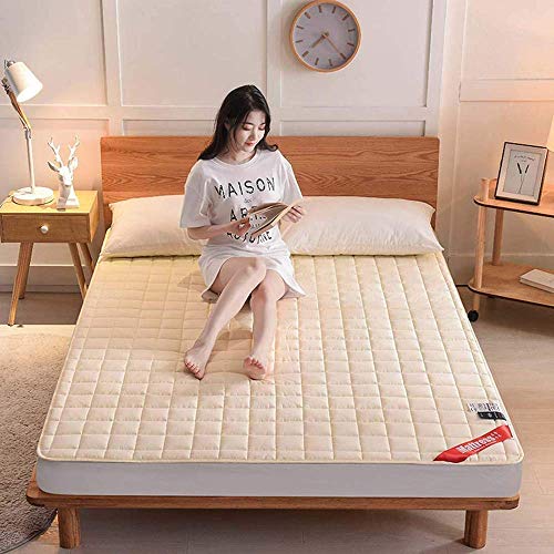 GuoEY Colchón de Suelo de Espuma viscoelástica de algodón Impermeable para niños y ndash; La Almohadilla para Dormir portátil más cómoda para el Piso con Correas de Viaje y la Almohadilla de espum