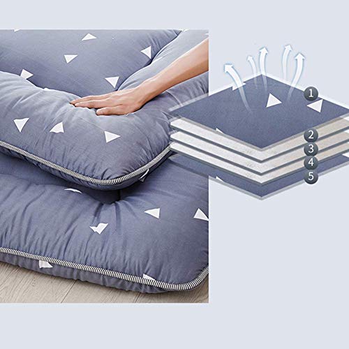 GuoEY Cómodo colchón de Tatami para residencia de Estudiantes, colchón de Piso Tradicional japonés para el hogar Almohadilla para Dormir de Piso T 150 × 200 cm (59 × 78 Pulgadas)