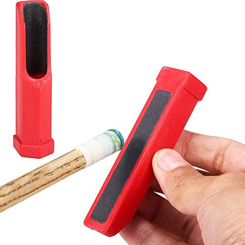 Gurxi Puntas de Repuesto para Tacos de Billar Herramienta de Reparación de Punta de Taco de Billar Punta de Cuero para Taco de Billar Taco de Billar Accesorios de Billar de Cuero