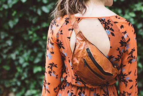 Gusti Cuero nature Richard Riñonera Cuero de Cabra Tarjetas Dinero Retro Vintage Marrón G1