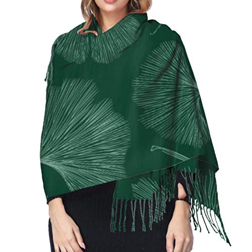 GXGZ Moda Natural Ginseng Hierbas medicinales Mujeres Wrap Chal Damas Bufanda de cachemira Bufanda larga de cachemira 77 'x27' / 196x68cm Pashmina suave grande extra cálido