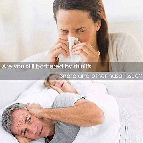 GXYNB Dispositivos antirronquidos 3 en 1, Tratamiento de Terapia de rinitis Dispositivo antirronquidos Masajeador para Nariz tapada Picazón Nasal Estornudos Curación de la sinusitis