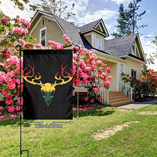 GYHJH Bandera de Francia Bandera Bandera de jardín de poliéster de una cara vertical Bandera de 12 X 18 pulgadas El mejor patio de fiesta