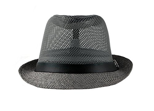 Gysad Sombrero Hombre Transpirable y Comodo Sombrero Hombre Verano Moda Retro Sombrero Panama Protector Solar Sombrero Paja Hombre Verano Sombrero Mujer Verano Paja Guapo Sombrero Paja Mujer