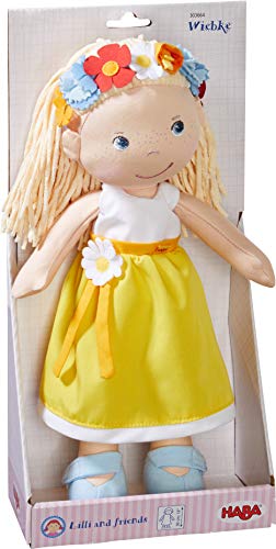 HABA 303664 Accesorio para muñecas - Accesorios para muñecas (1.5 yr(s), Multicolor, Polyester, Girl, 110 mm, 170 g)