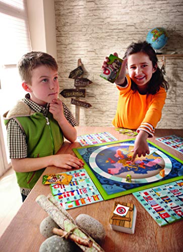 HABA- Juego de Mesa, Los Países de Europa, Multicolor (Habermass H304535)