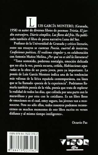 Habitaciones separadas: 316 (Visor de Poesía)