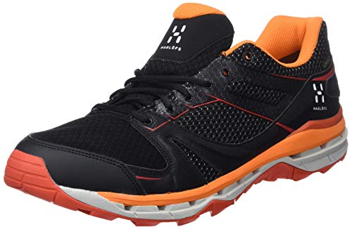 Haglöfs Observe GT Surround, Zapatillas de Senderismo para Hombre, Negro (True Black/Habanero 3lr), 43 1/3 EU