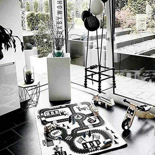 HaiQianXin Baby Road Play Mats Juego Gym Activity Mat Kids Infant Play Rugs Desarrollar Alfombra de Piso para niños Sala de Juegos Decoración para niños