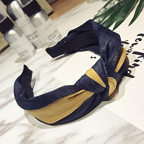 Hair Card Hair Hoop Wide Side Press Shampoo Hair Headband Baolan Y Amarillo