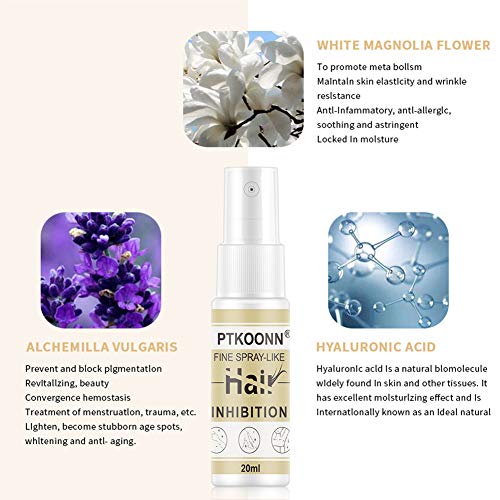 Hair Remover, Spray de Depilación, Hair Removal Spray, Espuma para Depilación Hair Erase, spray de depilación sin dolor, fórmula suave, Depilatoria Facial, Bikini, Antebrazo