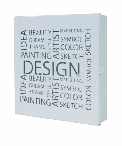 Haku Möbel 44325 Caja Llavero - color blanco - 5 x 22 x 24 cm