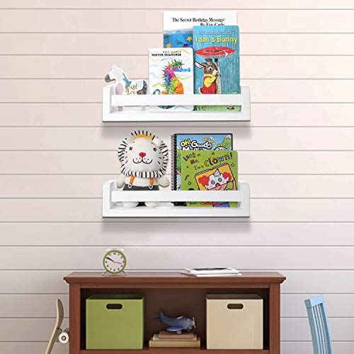 Halcent Estanteria Pared Madera Infantil Estanteria Baño Estante Cocina Blanca Baldas Flotantes