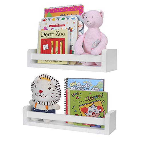 Halcent Estanteria Pared Madera Infantil Estanteria Baño Estante Cocina Blanca Baldas Flotantes