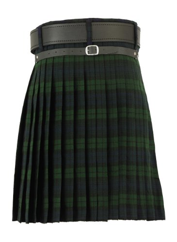 Hamilton Kilts Falda Escocesa Vestido Tierras Altas Tradicional Hombres Kilt - Blackwatch, W34