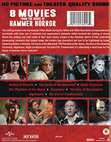 Hammer Horror 8-Film Collection [Edizione: Stati Uniti] [Italia] [Blu-ray]