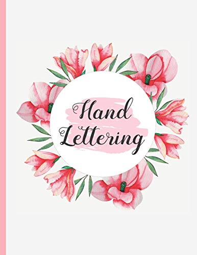 HAND LETTERING: 100 pgs Hojas Punteadas. Practica y domina el Hand Lettering, Crea tu propia caligrafia, tus propios diseños.  8.5" X 11"  Dot Pad (22cm x 28cm)