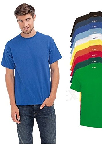 Hanes - Camiseta de manga de corte clásico para hombre. azul azul vaquero XXX-Large
