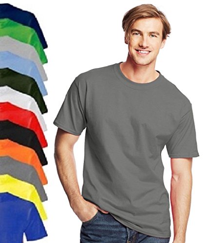 Hanes - Camiseta de manga de corte clásico para hombre. azul azul vaquero XXX-Large