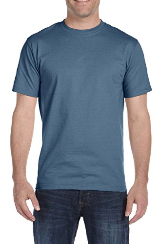 Hanes - Camiseta de manga de corte clásico para hombre. azul azul vaquero XXX-Large