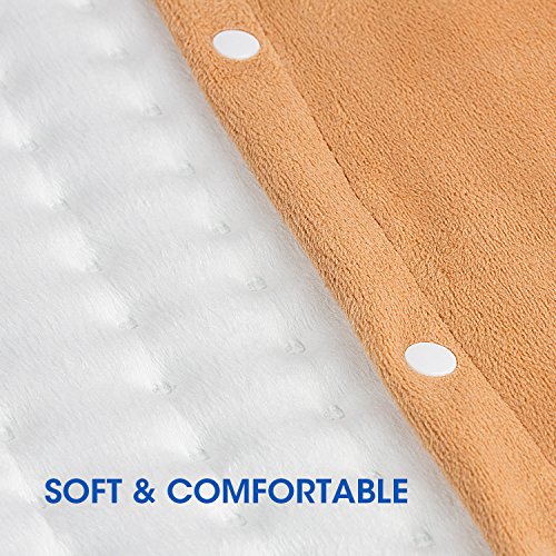 Hangsun Almohadilla Eléctrica de tacto suave TP160 Almohadilla Térmica con 6 niveles de temperatura, 100W, 40 x 30 cm , Lavable