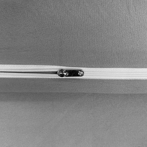 Hansleep Juego de Funda Nórdica Cama 150/160, 260x220 cm Gris Funda de Edredón de Microfibra Suave con 2 Fundas de Almohada 50x75 cm