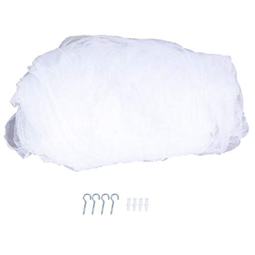 HAOBANLV 4 Cama rincón para el bebé en el Adulto Cuna Red Cubierta de Dosel Mosquitera de Cama para bebés Bebé Mosquitera Toldo para cunas,Blanco