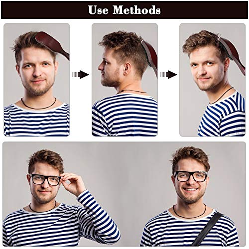 Haofy Cepillo de Pelo de Cerdas de Jabalí, 100% Naturales con Mango de Madera, para Desenredar el Pelo