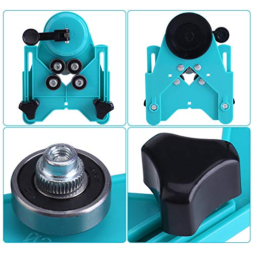 Haofy Localizador de Orificios Localizador de Agujeros de Broca Ajustable 1.57"-3.15" para Agujero de Mármol de Vidrio Cerámico Sierra Núcleo de Guía de Broca Localizador de Vase de Ventosa