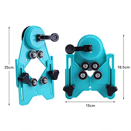 Haofy Localizador de Orificios Localizador de Agujeros de Broca Ajustable 1.57"-3.15" para Agujero de Mármol de Vidrio Cerámico Sierra Núcleo de Guía de Broca Localizador de Vase de Ventosa