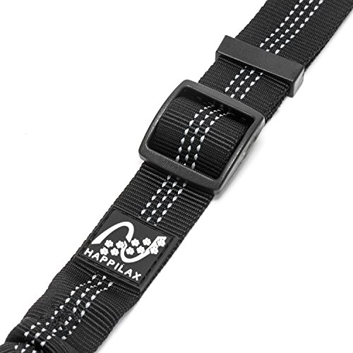 Happilax Cinturón de seguridad para perro en el coche, ajustable y extensible