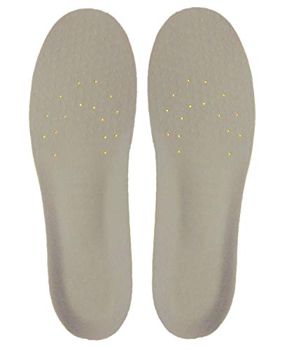 HappyStep® espuma viscoelástica Plantillas ortopédicas para la sujeción del arco con excelente amortiguación para ayudar a mitigar el estrés que sufre el arco y aliviando el dolor (Talla M: 38-42UE)