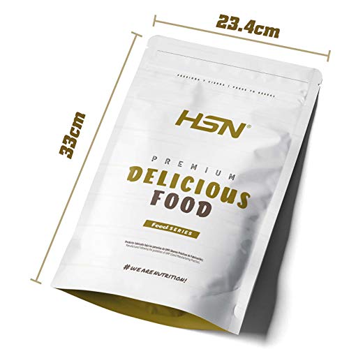 Harina de Avena de HSN | Oatmeal | Instantánea Ideal para Batidos, Tortitas de Avena y Claras, Recetas Fitness | De Sabores, En Polvo, Vegana, Sin Lactosa, Sin Soja, Sabor Chocolate-Galletas, 1Kg