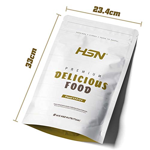 Harina de Avena de HSN | Oatmeal | Instantánea Ideal para Batidos, Tortitas de Avena y Claras, Recetas Fitness | De Sabores, En Polvo, Vegana, Sin Lactosa, Sin Soja, Sabor Chocolate-Cacahuete, 1Kg