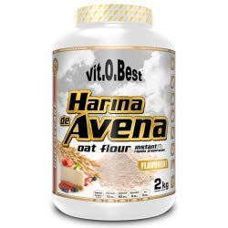 Harina de Avena Sabores Variados - Suplementos Alimentación y Suplementos Deportivos - Vitobest (Natillas con Chocolate, 2 Kg)