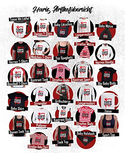 Hariz - Camiseta de vampiro para hombre, disfraz de carnaval, incluye tarjeta de regalo verde oscuro M