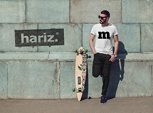 Hariz – Camiseta para hombre, disfraz de carnaval, incluye tarjetas de regalo Rosa. M