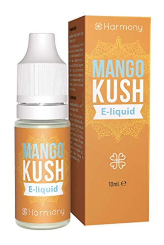 Harmony E-líquido de CBD (más de 99% pureza) - Terpenos de Mango Kush - 300 mg CBD en 10 ml - Sin Nicotina