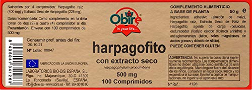 Harpagofito 500 mg. (ext. seco) 100 comprimidos